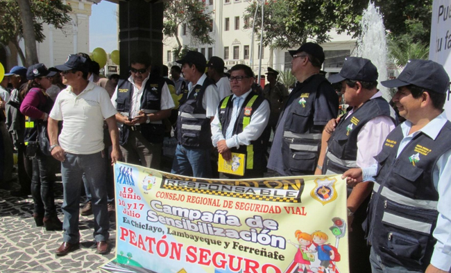 Municipio de Chiclayo  promueve la campaña “Peatón Seguro”