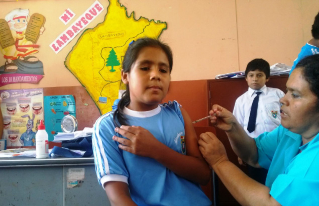 Se inmunizarán a 60 000 menores en la región Lambayeque