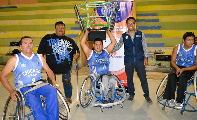 Con éxito se realizó "Campeonato de Básquet sobre Silla de Ruedas" en Ferreñafe