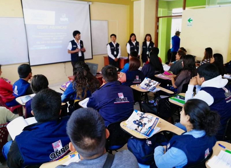 Onpe iniciará mañana capacitación a miembros de mesa
