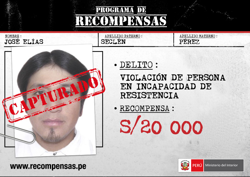 Capturan  a ocho prófugos por delitos contra la libertad sexual, uno en Lambayeque