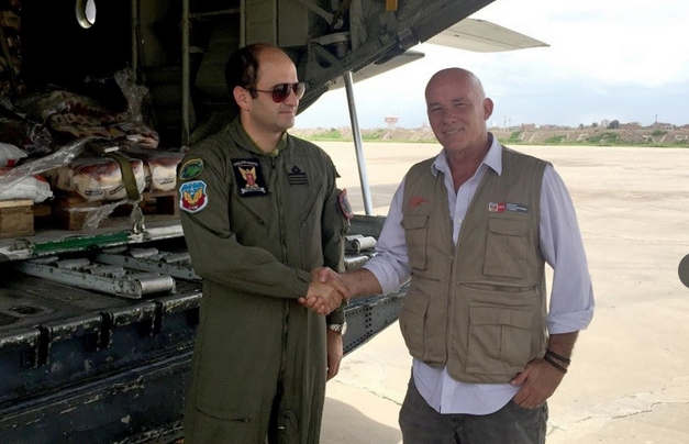 Toneladas de alimentos transportó avión Hércules de Fuerza Aérea Argentina para Lambayeque