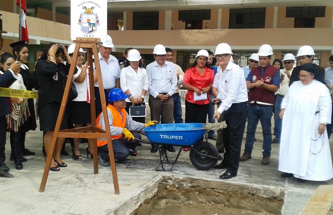 Inician obra de mejoramiento de infraestructura del Colegio Rosario