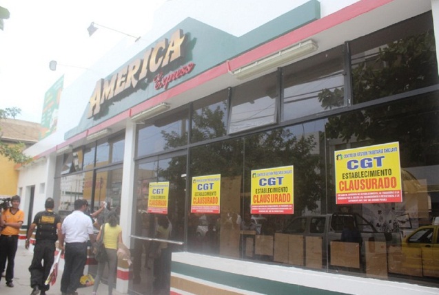 Gestión Tributaria clausuró 4 agencias de transporte en terminal de América Express