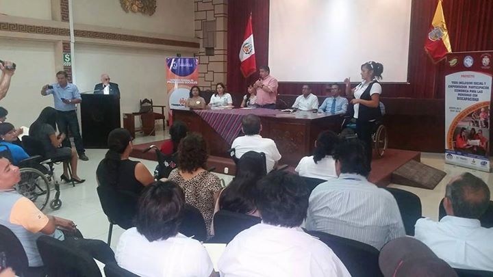 Taller de políticas públicas para personas con discapacidad se realizó en Lambayeque