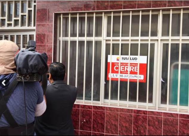 Superintendencia Nacional de Salud dispuso el cierre temporal de clínica Belén en Chiclayo  