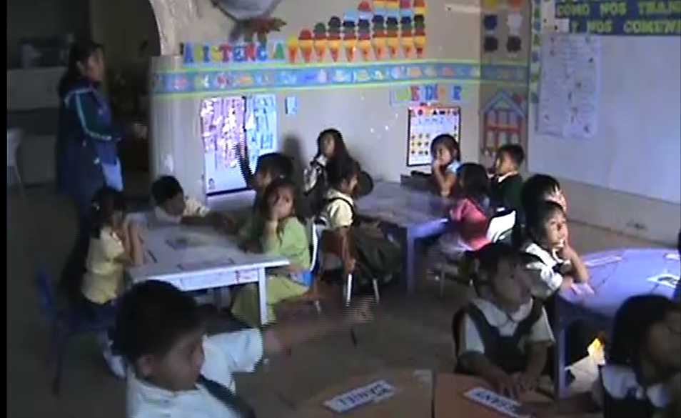 Estudiantes del nivel inicial estudian en viviendas