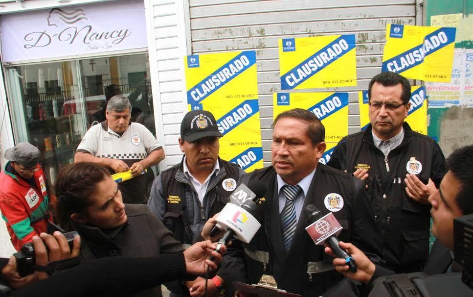 Clausuran definitivamente local de eventos en La Victoria