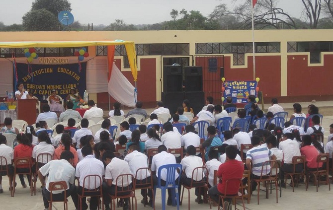Olmos: Colegio de Capilla Central celebró  su 34 aniversario