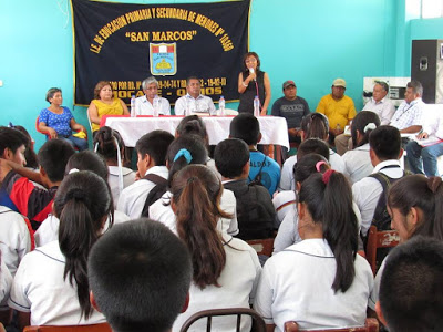 Colegio de Olmos es beneficiado con módulos  de proyectos productivos