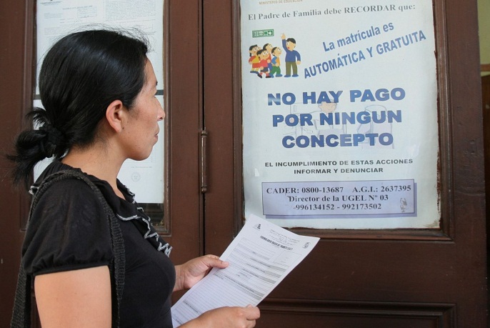 Gerente de Educación inspeccionó colegios de Chiclayo