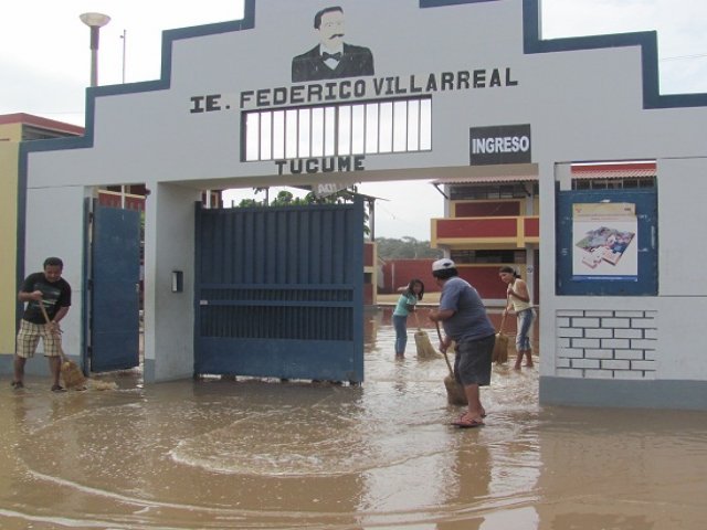 Más de dos mil colegios de Lambayeque no soportarían Fenómeno El Niño