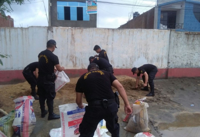 Comisarías en Chiclayo también se inundaron por lluvias