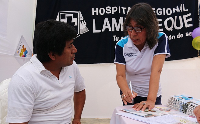 Hospital Regional de Lambayeque participa en campaña sobre derechos en Salud
