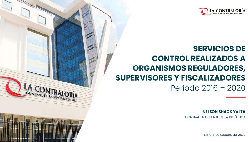 Contraloría emitió 640 informes de control sobre labor de organismos reguladores y supervisores de servicios públicos