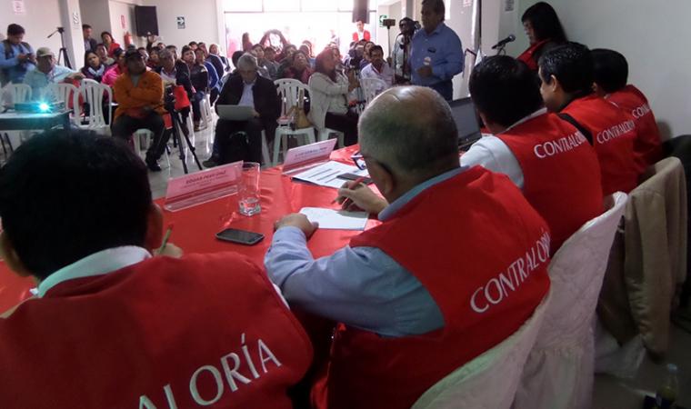 Contraloría recibirá alertas de la población sobre irregularidades en obras