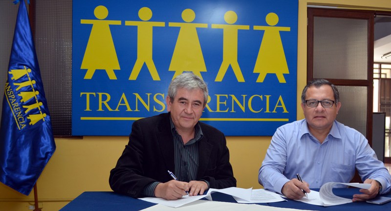 Perú en Línea y Transparencia firmaron convenio para educación electoral por internet