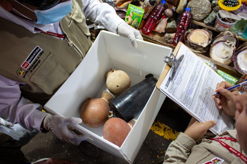 Mincul rescató ocho bienes arqueológicos vinculados a culturas Chimú, Chancay y Lambayeque