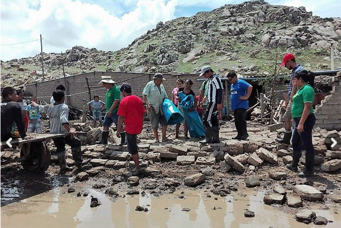 Más de 250 damnificados en distrito de Reque