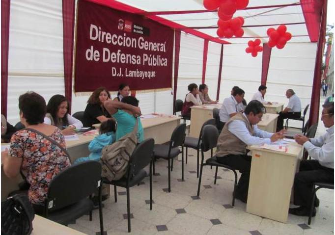 Más de 4000 casos atendió Defensoría Pública y Acceso a la Justicia de Lambayeque