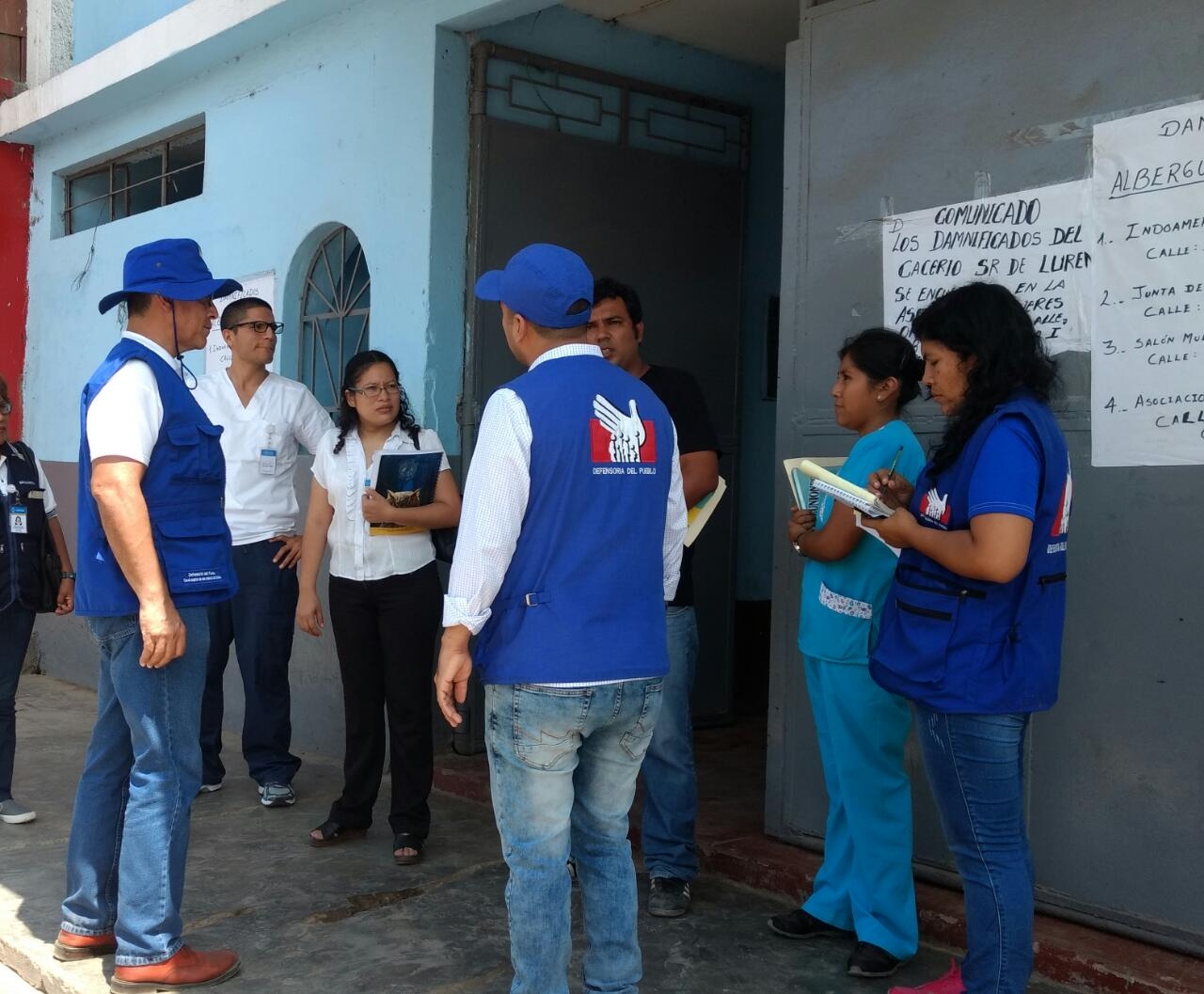Defensoría del Pueblo continúa recorriendo zonas afectadas por lluvias y huaicos en Lambayeque