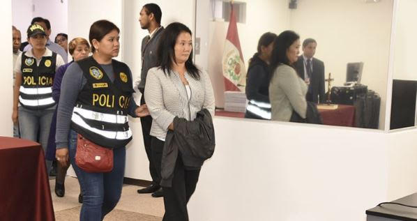 La detención preliminar de Keiko Fujimori en el caso de lavado de activos