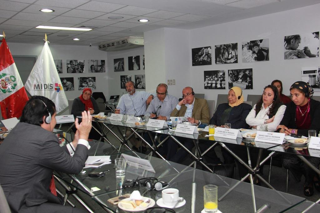 Delegación del gobierno de Egipto se interesa por conocer experiencias exitosas del proyecto Haku Wiñay 