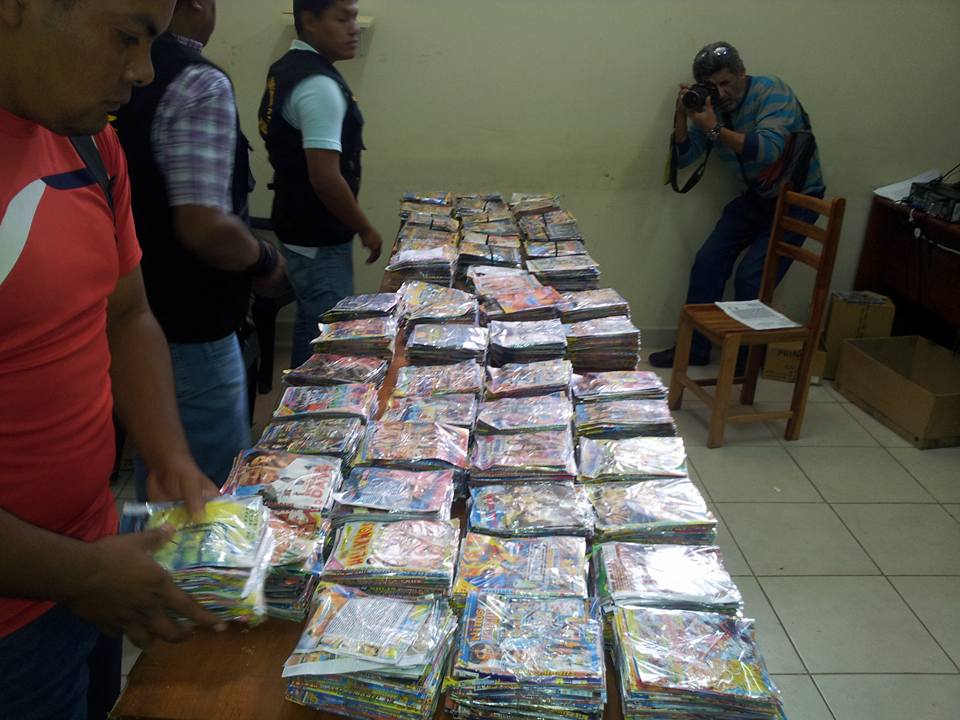 Incautan 8 mil soles en discos piratas 