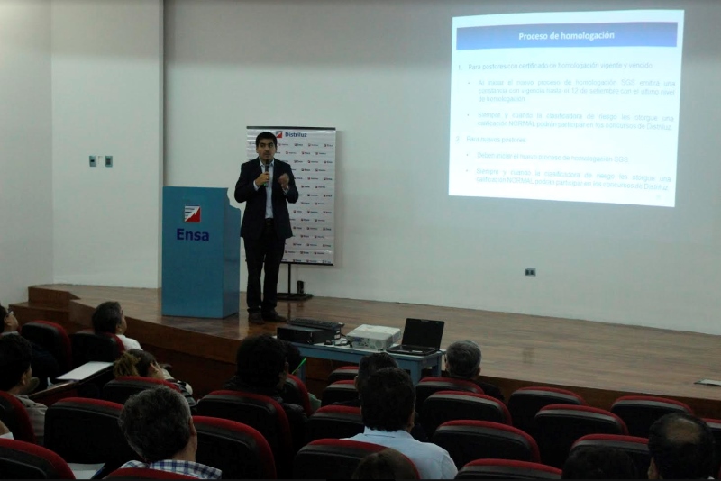 Distriluz homologa a empresas ejecutoras y proveedoras para mayor transparencia