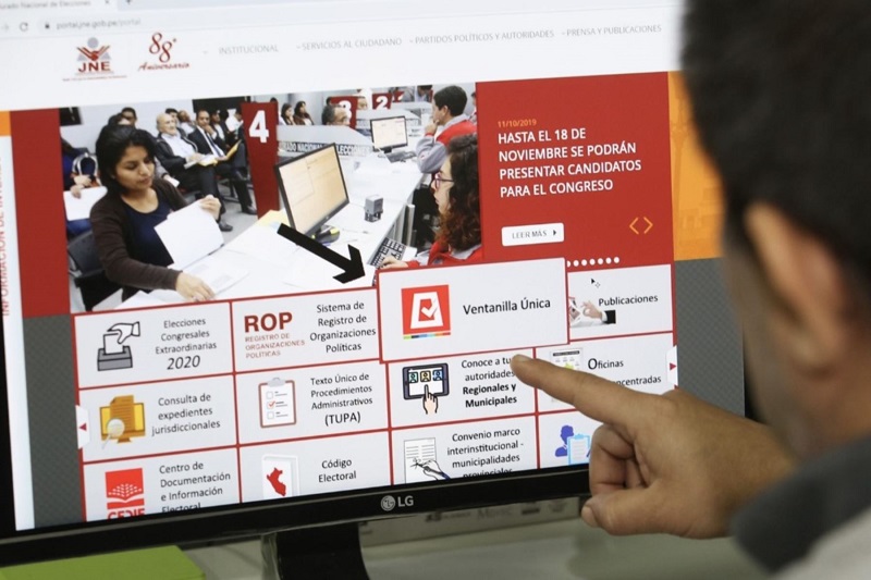 Onpe aprobó diseños de cédulas de sufragio para comicios del 2020