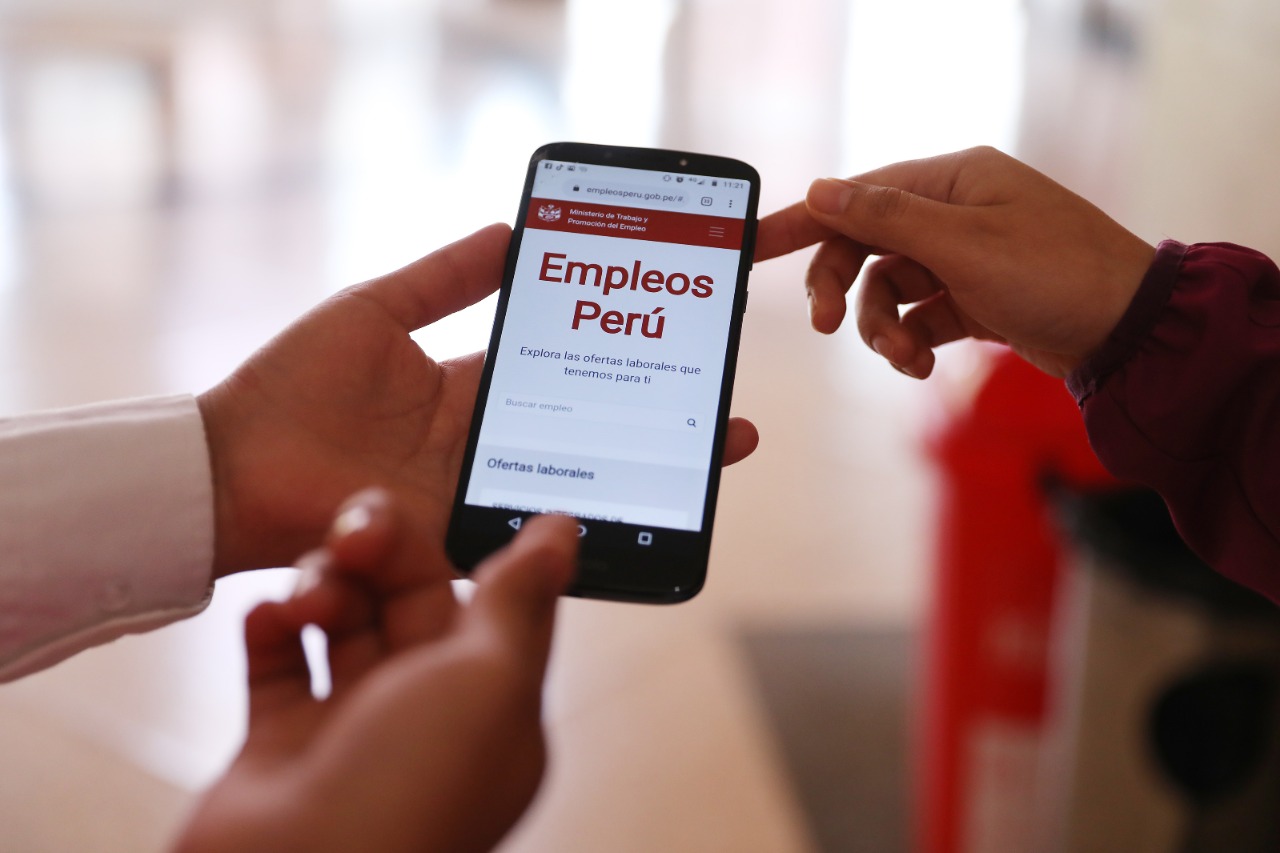 Unas 30 mil vacantes ofrece plataforma “Empleos Perú” en tres  meses de funcionamiento