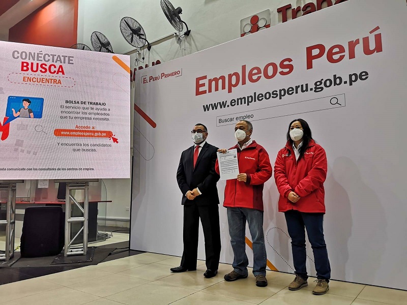 Ministerio de Trabajo pone a disposición de ciudadanía plataforma digital "Empleos Perú"