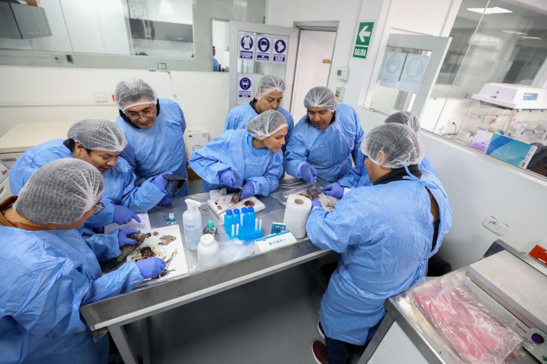 Sanipes capacita a profesionales para diagnosticar enfermedades infecciosas en peces tropicales