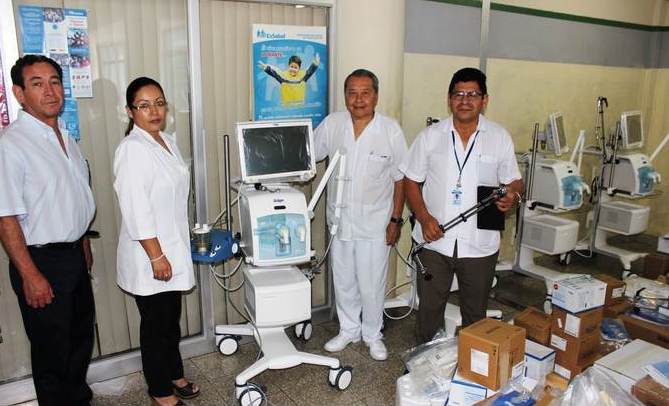 Hospital Almanzor Aguinaga de Chiclayo cuenta con nuevos equipos biomédicos