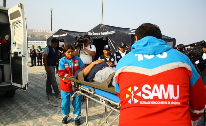 Samu de Lambayeque apoyará en emergencias durante Fenómeno El Niño