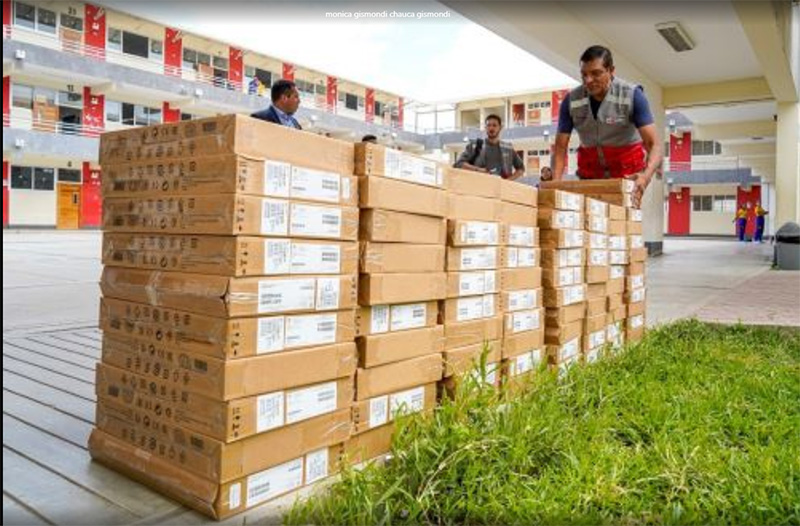 Entregarán equipos informáticos a 109 colegios de regiones, también en Lambayeque
