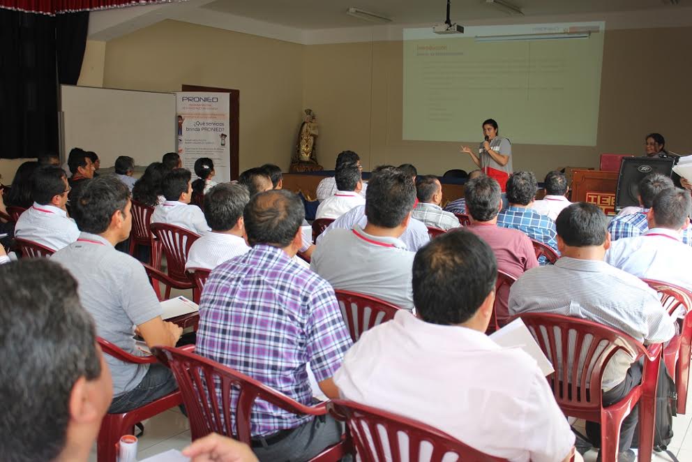 Pronied capacitó sobre mantenimiento de colegios a más 200 especialistas de UGEL y DRE del país