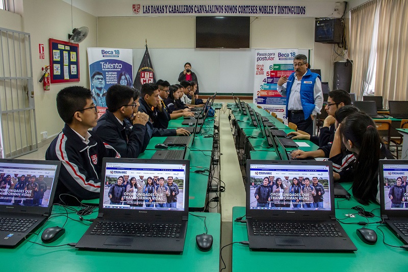 El 47.6% de preseleccionados de Beca 18 terminó el colegio en el 2019
