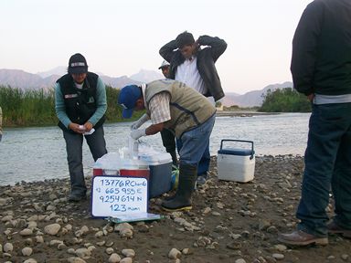 Evaluaran estado de la calidad del agua en cuenca Chancay-Lambayeque
