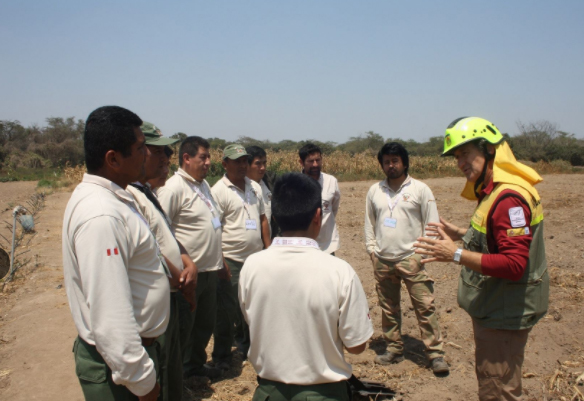 Capacitan a guardaparques en Chiclayo para enfrentar incendios forestales