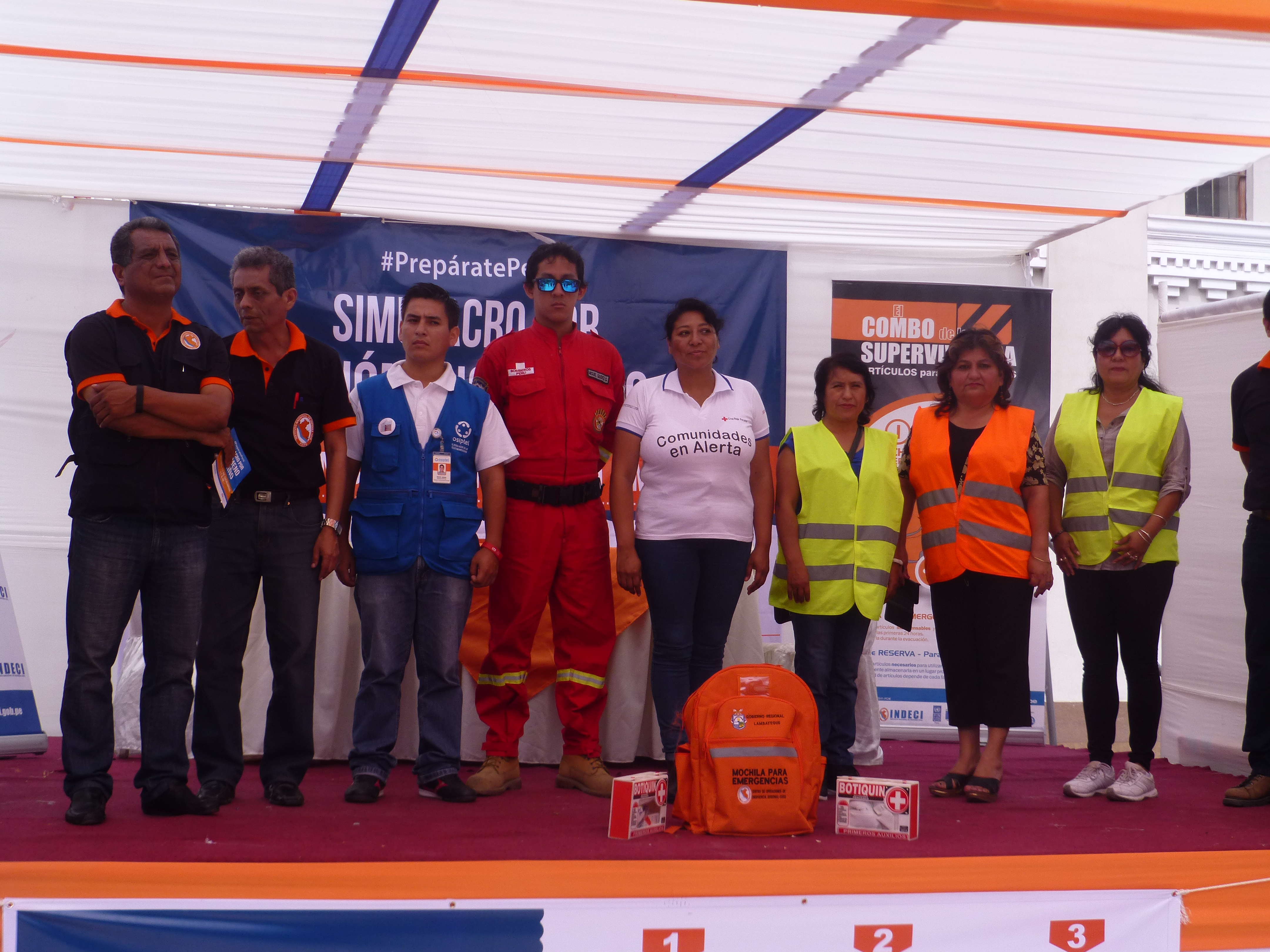 INDECI realiza campaña informativa y prevención por "El Niño" en Chiclayo