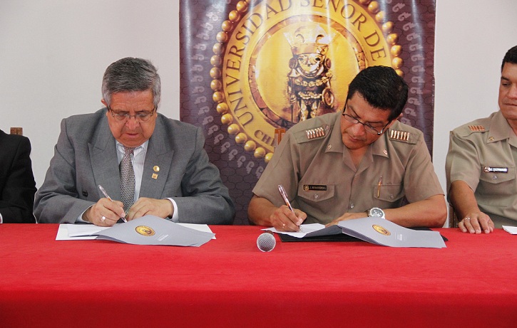 USS firmó convenio con el Colegio Militar Elías Aguirre