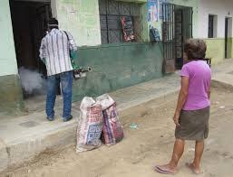 Intensifican fumigación en viviendas de Olmos para combatir dengue y Chikunguña