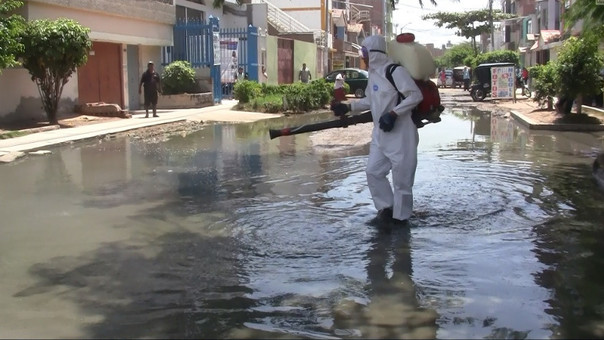  Fumigan contra dengue en zonas de José Leonardo Ortíz tras colapso de buzones