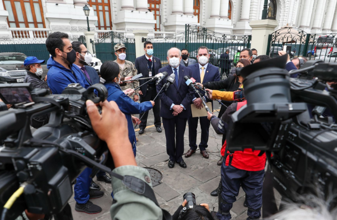 Gabinete Cateriano se presentará el 3 de agosto ante el Pleno del Congreso