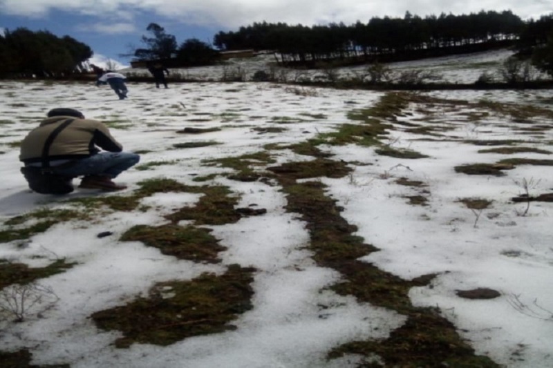 Lluvia, descargas eléctricas y granizada se registrarán en la sierra, advierte el Senamhi
