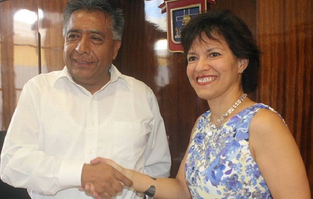 Alcalde de Chiclayo presentó hoy a la nueva jefa de Gestión Tributaria