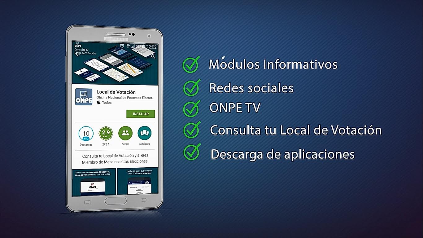 Elecciones 2016: ONPE ofrece herramientas digitales para electores