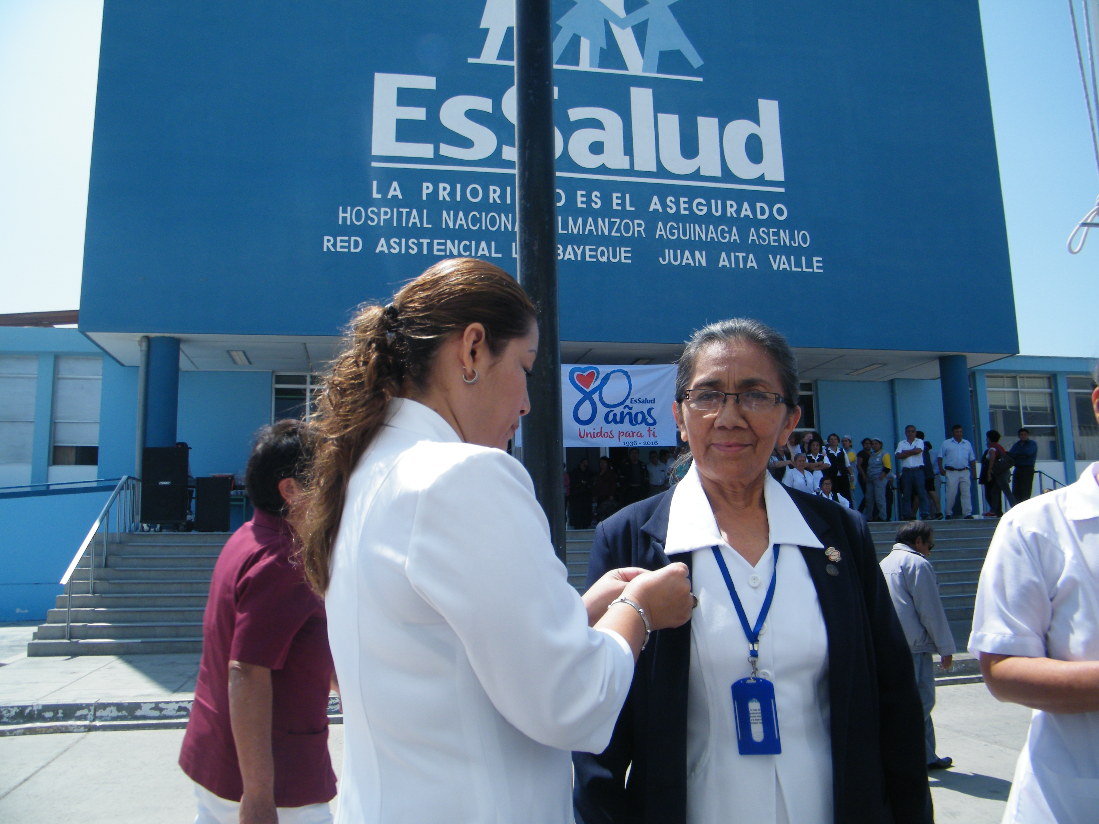 Trabajadores de la Red EsSalud Lambayeque celebraron 80 años de creación