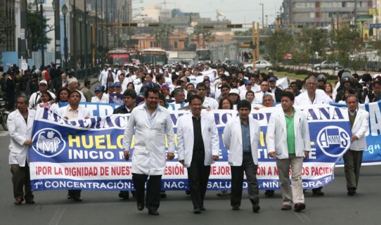 Médicos del Ministerio de Salud realizarán paro nacional este jueves 25 de octubre
